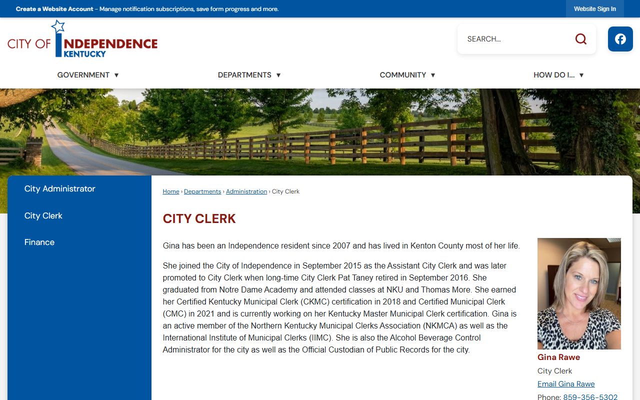 Kenton County Clerk Independence office