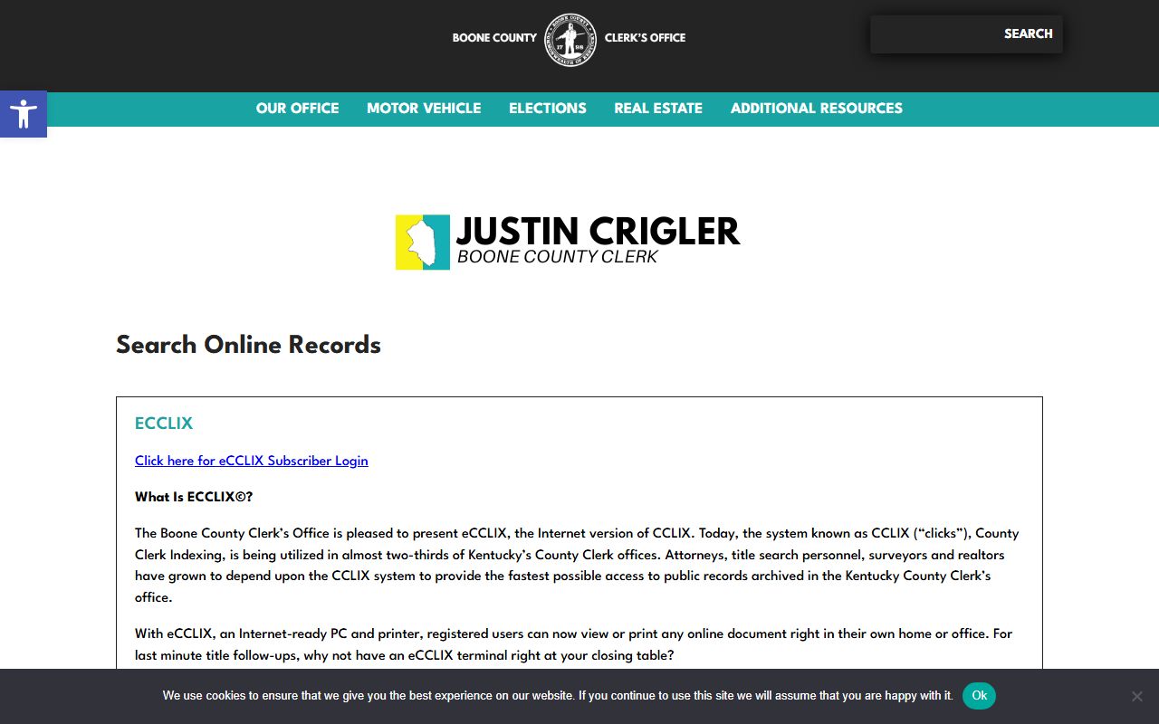 Boone County Clerk office building