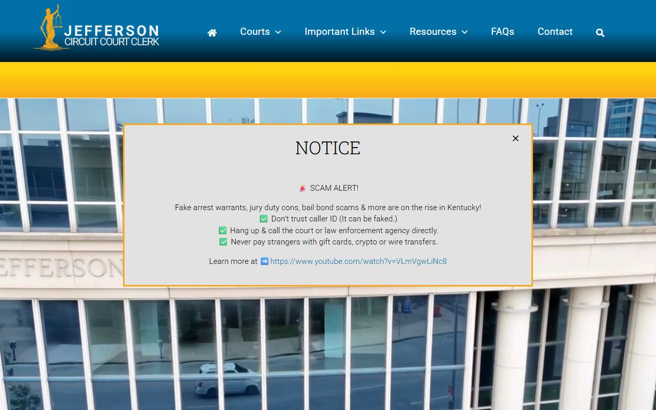 Jefferson County Clerk office building